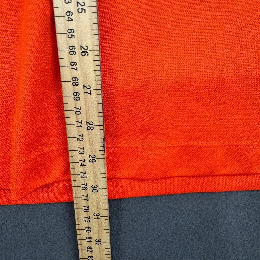 Nike Golf Dri-Fit‎ Polo Shirt XL Orange Shock Top Men's Athletic Golf